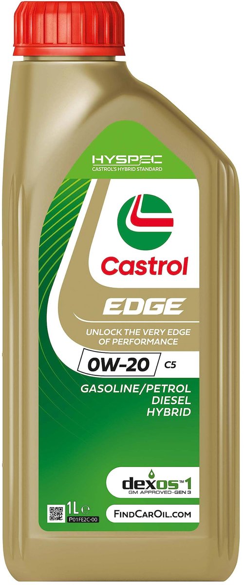 Aceite de motor castrol edge 0w-20 c5 1l