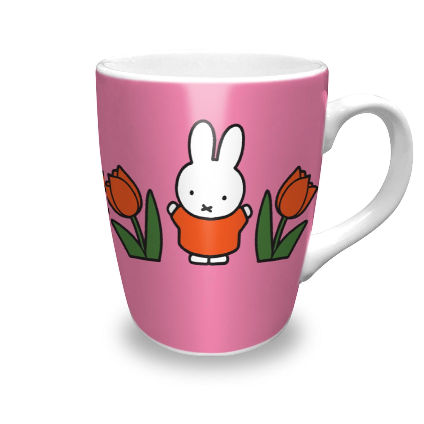 Taza Miffy relax tulipanes rosa