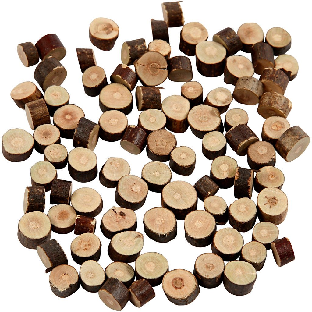 Mix legno Creative Company, d 7-10 mm, spessore 4-5 mm, 230 gr 1 scatola