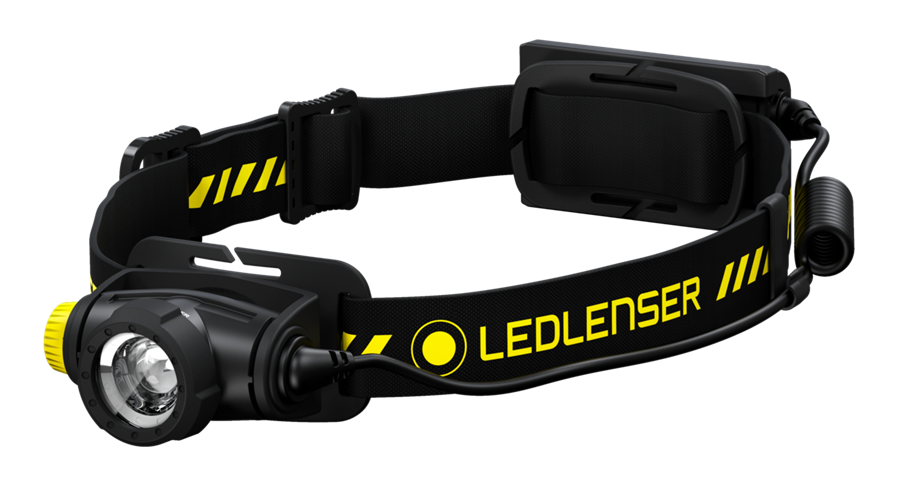 Linterna frontal Ledlenser h5r trabajo 500 lúmenes recargable