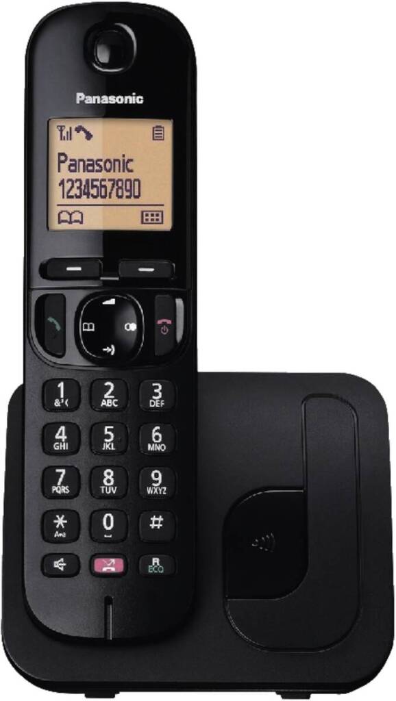 Telefoni Panasonic kx-tgc250nlb mono neri