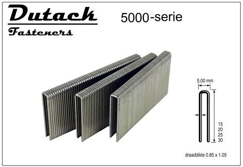 Grapas Dutack serie 5000 25mm acero p 5000 (nml)