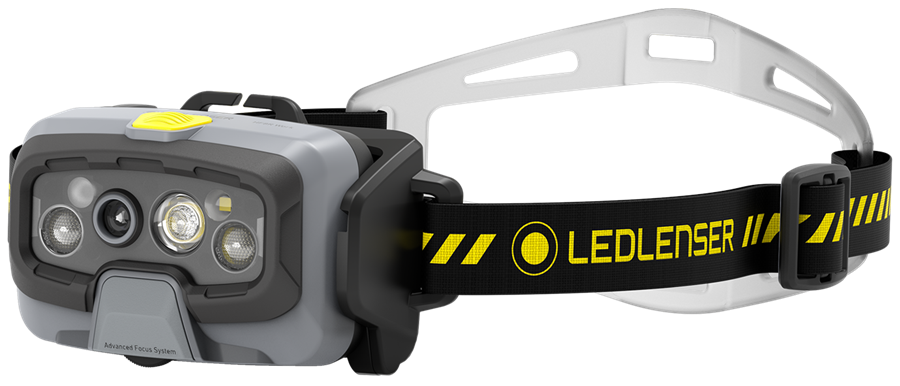 La lampada frontale Ledlenser HF8R funziona 1600 lumen ricaricabile