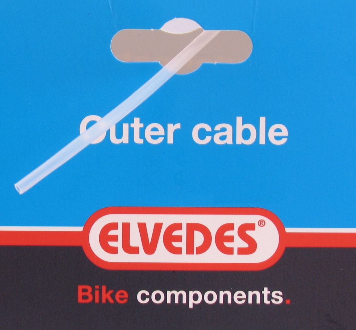 Tubo flexible para frenos Elvedes ø2,0 2,6 mm HDPE - blanco (25 metros)