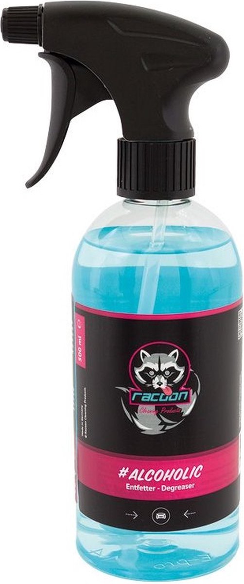 Detergente alcolico sgrassante Racoon 500 ml azzurro