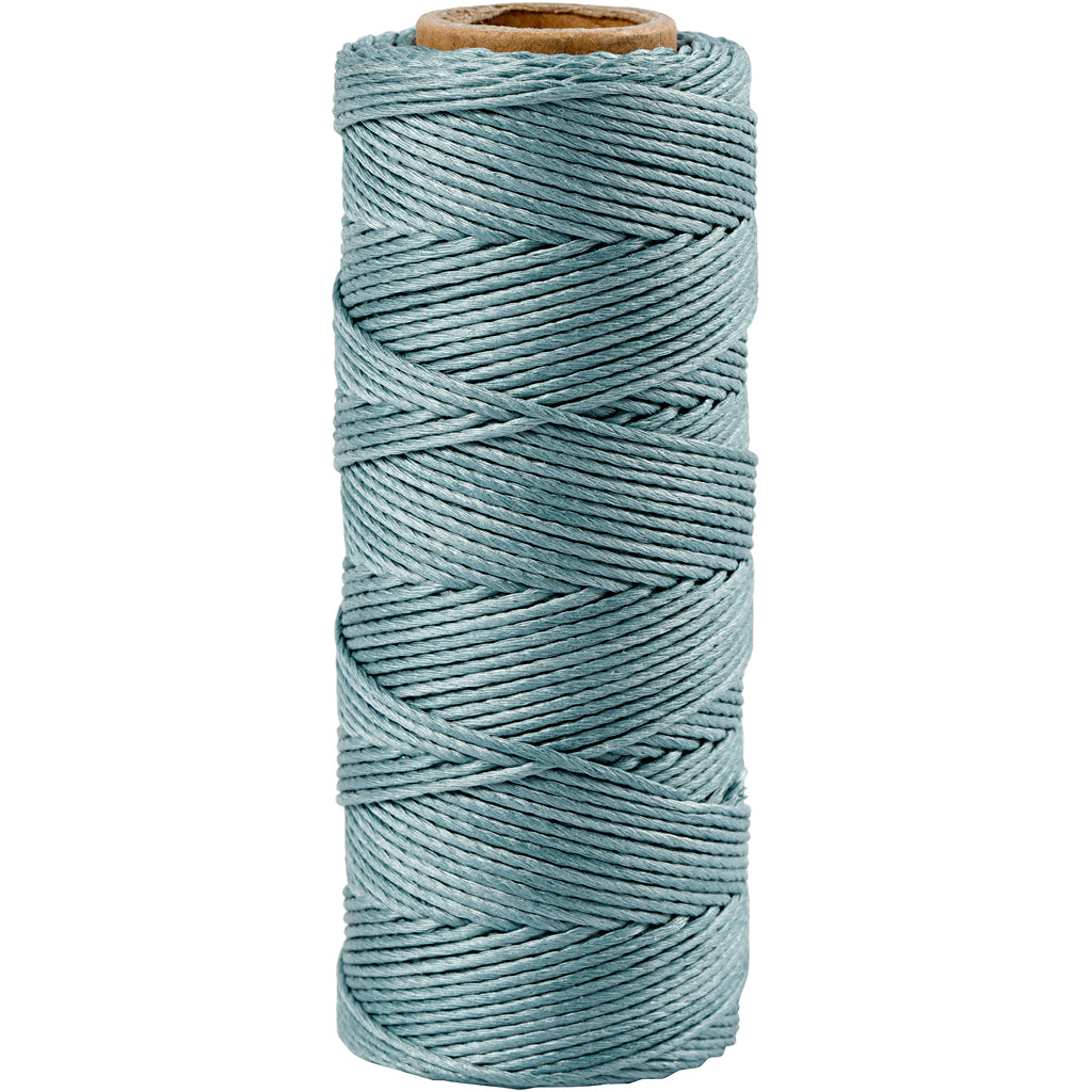 Cordoncino di bambù Creative Company, spessore 1 mm, turchese scuro, 65 m 1 rotolo