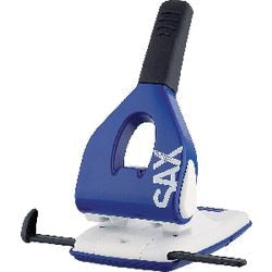 Perforatore sax design blu 2 fori 65 fogli