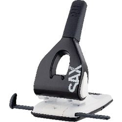 Perforatore sax design nero 2 fori 65 fogli