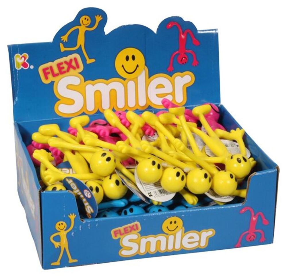 Hombre sonriente flexible. 3+