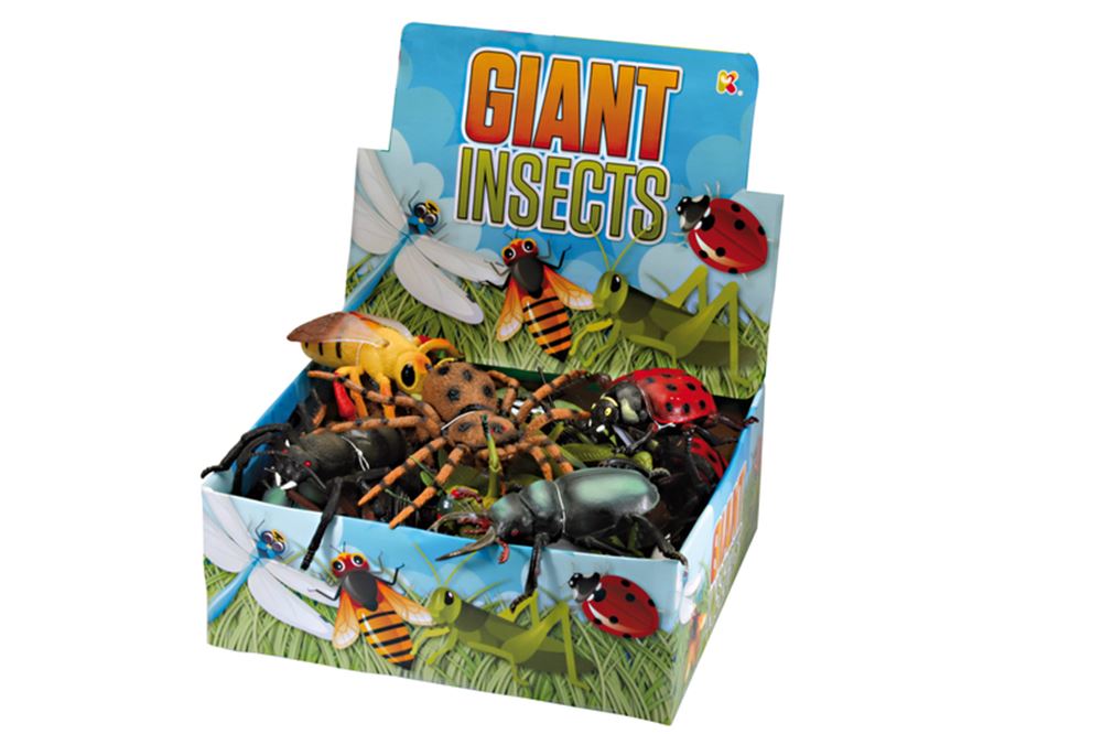 Insectos grandes, 12 surtidos. 15cm. 3+