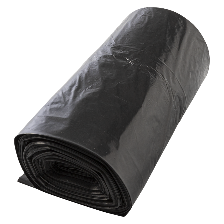 1054870 - afvalzak 120 liter, zwart ldpe25 st per rol | 10 stuks
