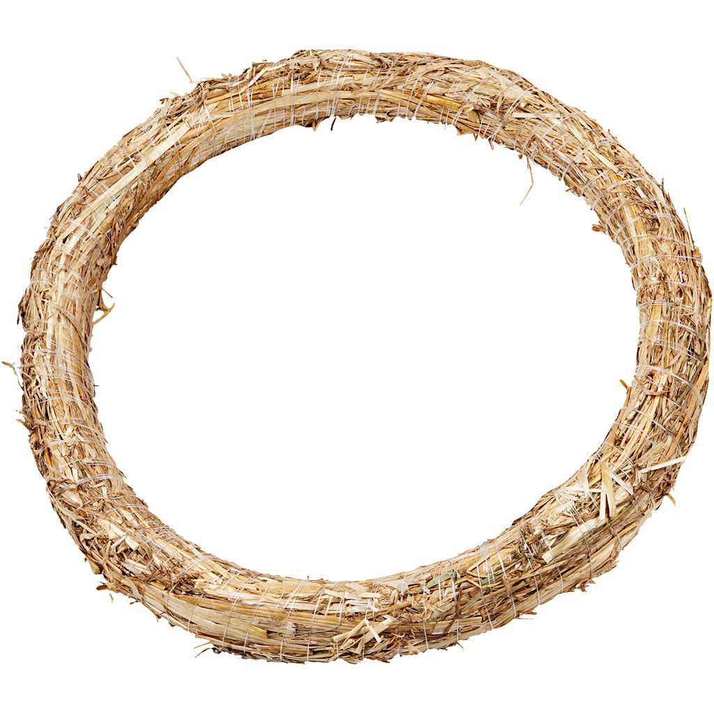Corona di paglia Creative Company, d 35 cm, spessore 3 cm, 1 pezzo
