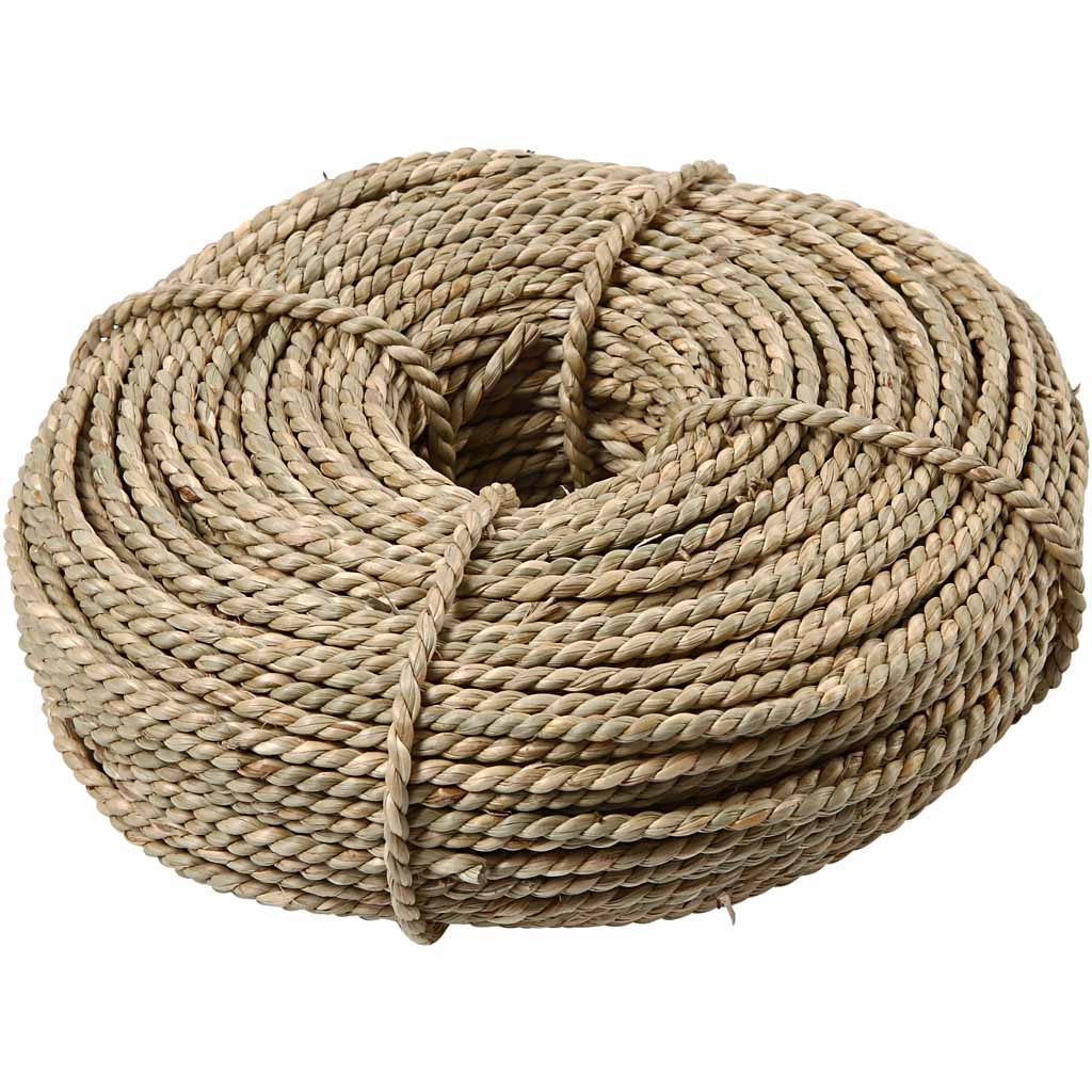 Alghe marine dell'azienda Creativ, spessore 2,8-3 mm, ca. 110 m, beige, 500 g 1 gomitolo