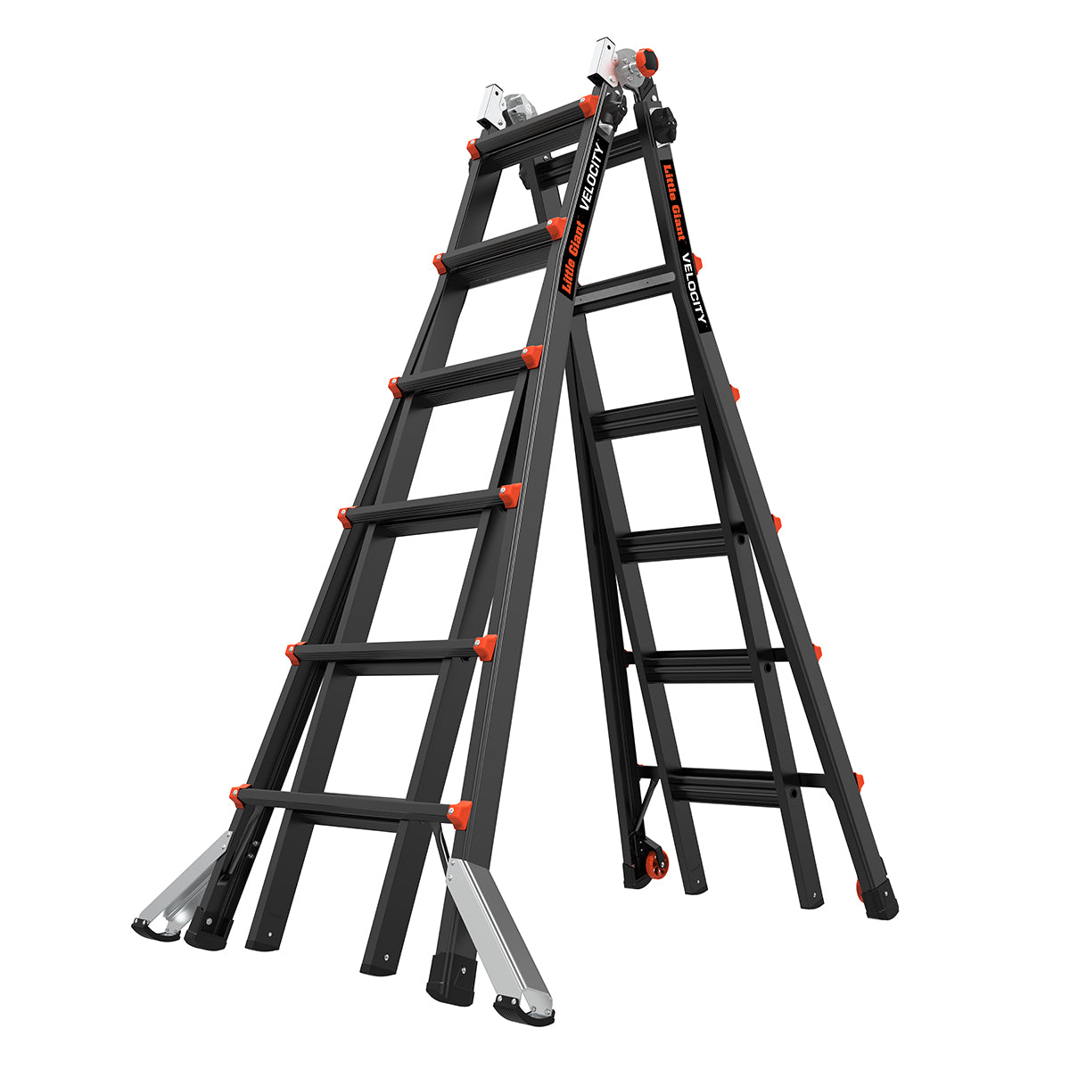 Ty altrex veloci black pro scala pieghevole | 4 x 6 pioli - 503946