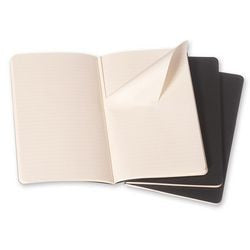 Taccuino Moleskine Lines nero 3 pezzi
