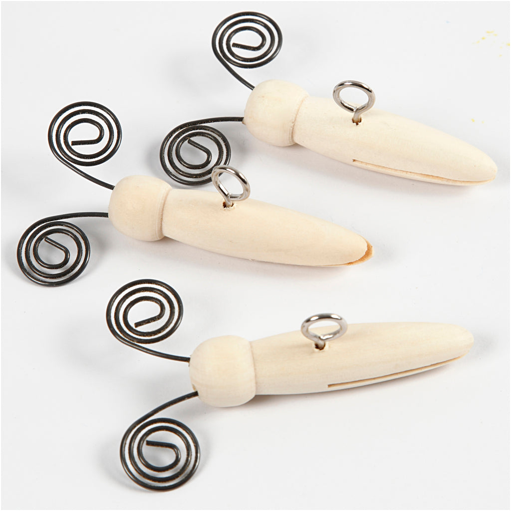 Corpi farfalla Creative Company, l: 5,5 cm, d 15 mm, 5 pezzi 1 scatola