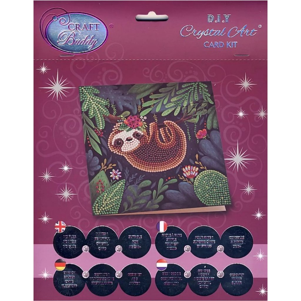 Buddy Craft Craft Buddy Crystal Art Card Luizaard 18x18 cm