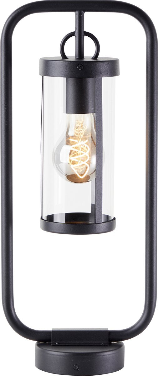 Brilliant sidney - lampada da esterno con piantana - altezza 48 cm - e27 max 1x20w - ip44 - nero