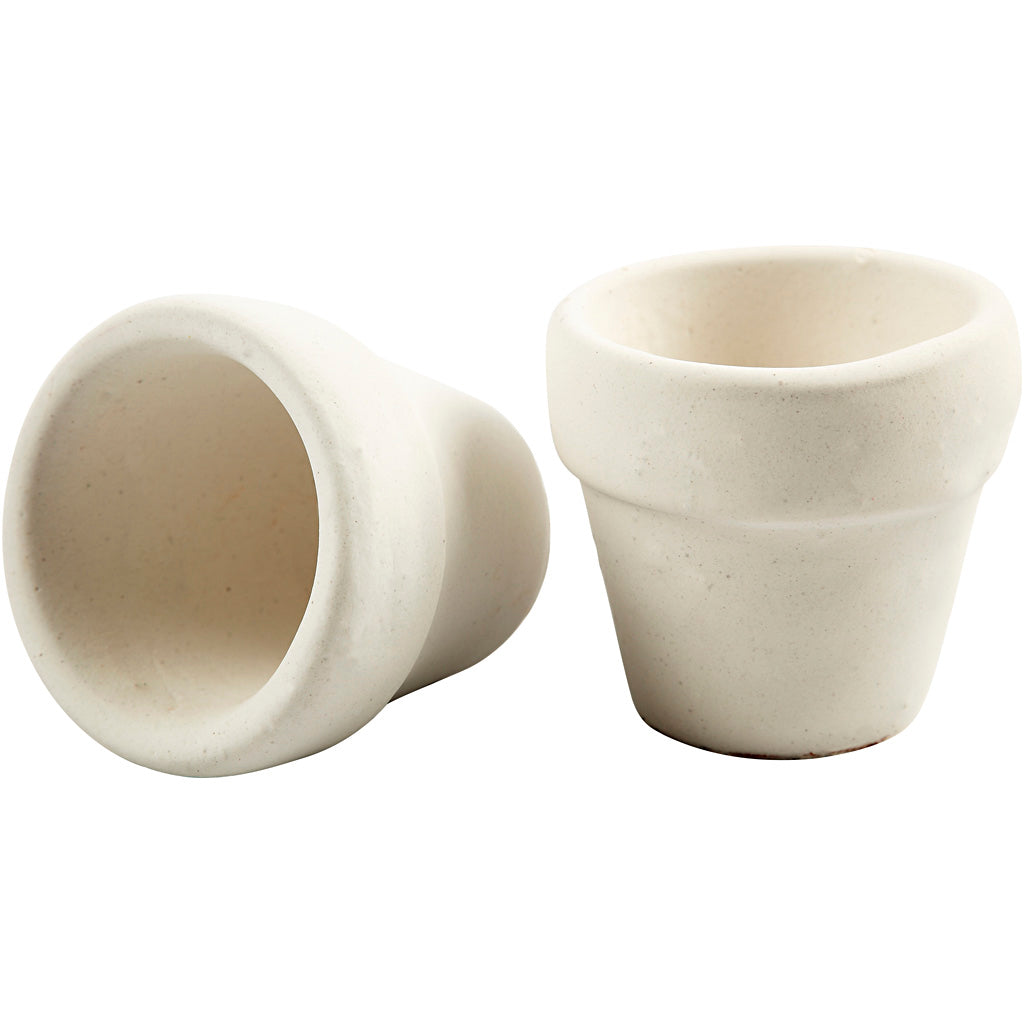 Http: www.cchobby.nl bloempot-h-4-6-cm-d-5-2-cm-wit-6-stuk-1-doos