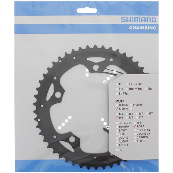 Shimano Blad 9V 50t Sora Triple Black FC-3503