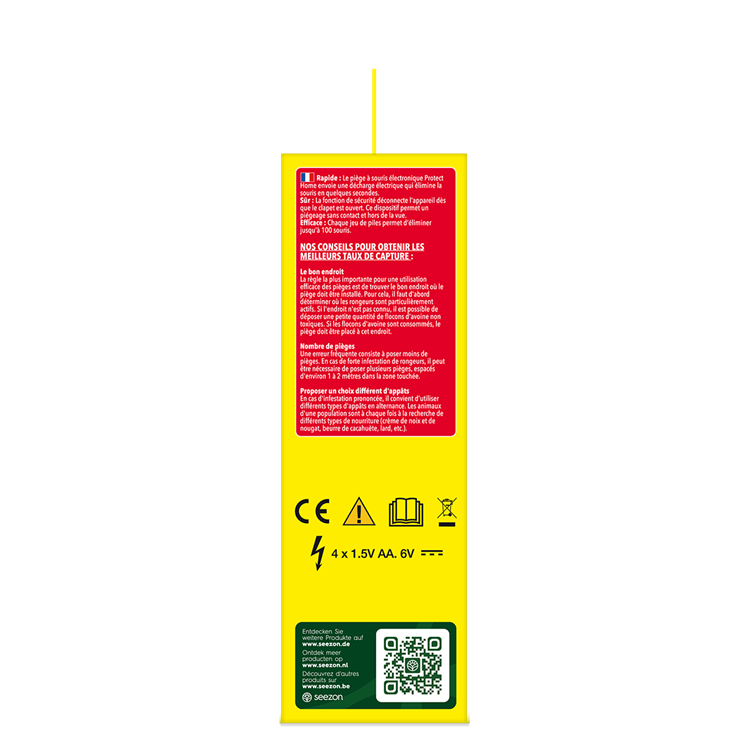 Pro-tect 1076861 - val muizen electronic 1st protect home | 1 stuks