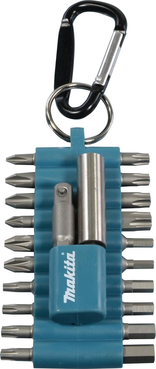 Makita p-81175 22-delige professionele torx kruis 1 4'' adapter schroef bitset