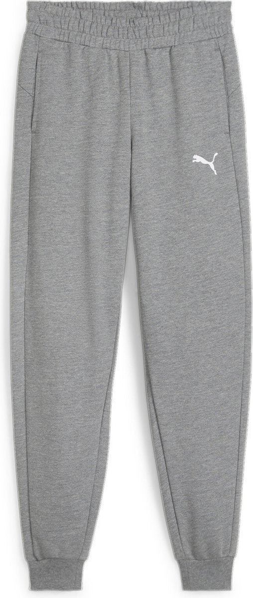 Puma teamgoal casuals pants jr jongens sportbroek - medium gray heather- white