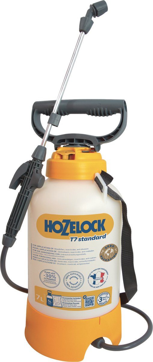 Spruzzatore a pressione Hozelock t7 - 7 litri