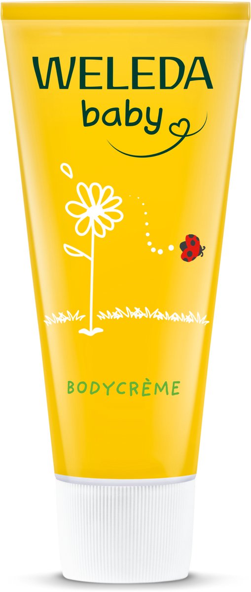 Crema corporal para bebé Weleda - manzanilla caléndula - nutre y protege intensamente la piel del bebé - Ingredientes 100% naturales - 75ml