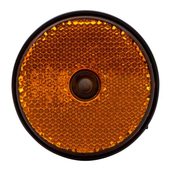 Reflector redondo 60 mm. naranja