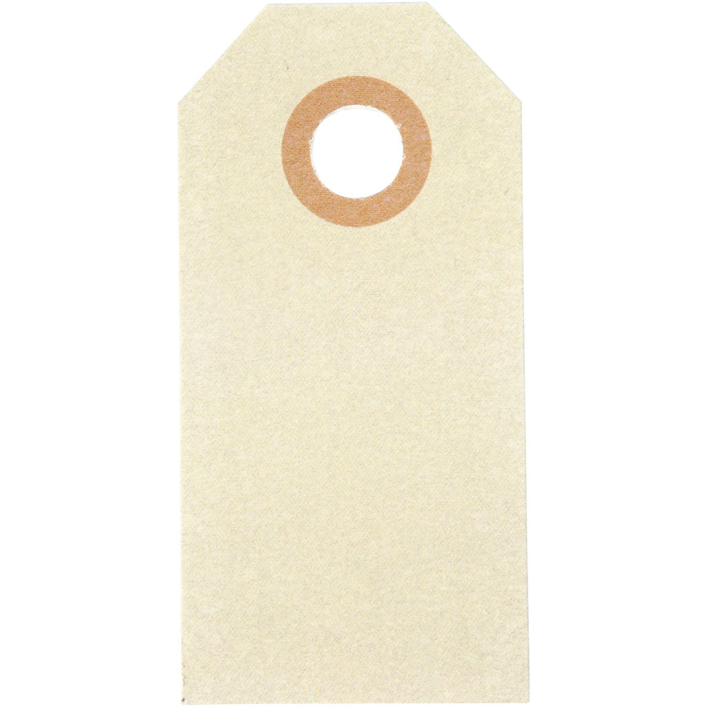 Creative Company Manilla Etichette, Dim 3x6 cm, 250 Gr, Cream, 1000 Piece 1 Box