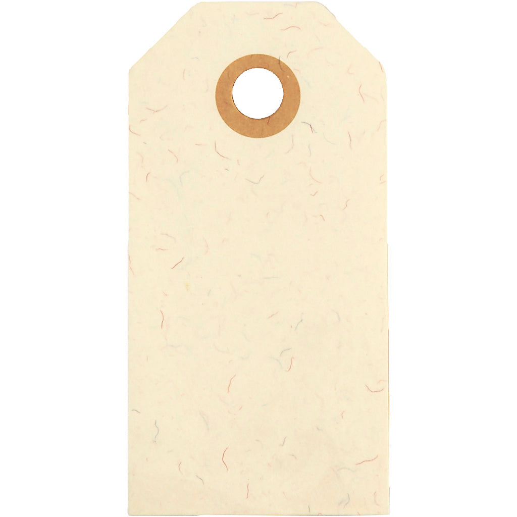 Etichette manila Creativ company, misura 4x8 cm, 250 gr, panna, 20 pezzi 1 scatola