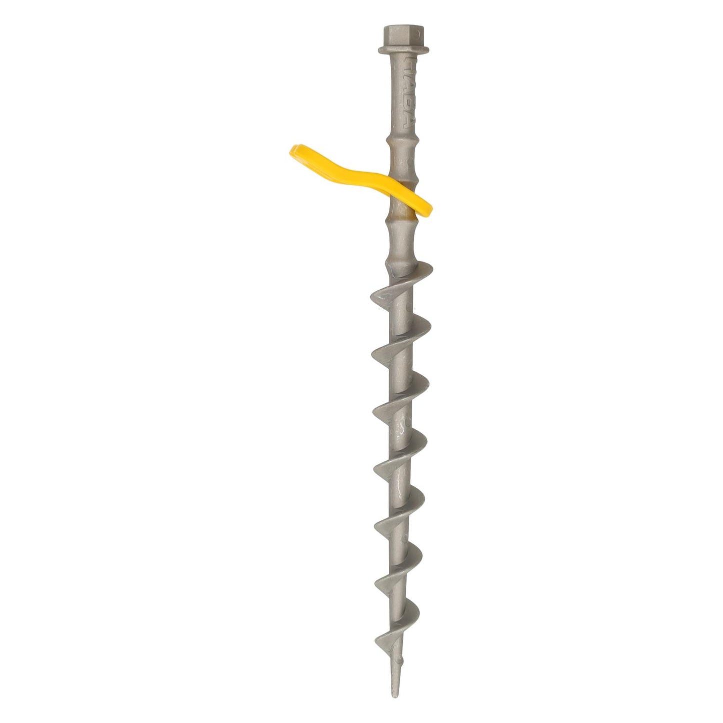 Set completo di picchetti a vite Alu-camp 31 cm (set da 4) - incluso adattatore e chiave