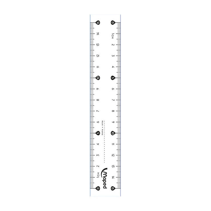 Righello Quantore mappato classico 15cm