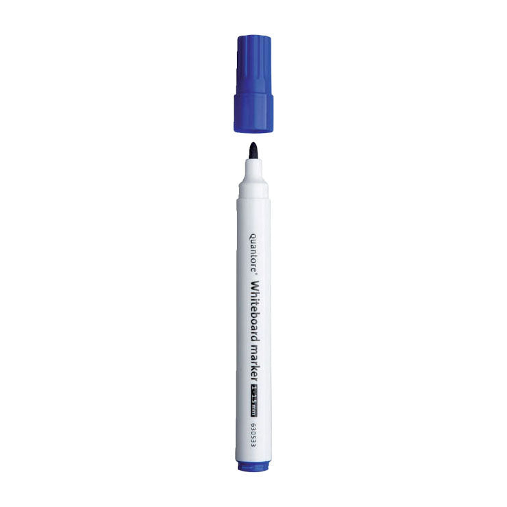 Pennarello per lavagna Quantore rotondo 1-1,5 mm blu