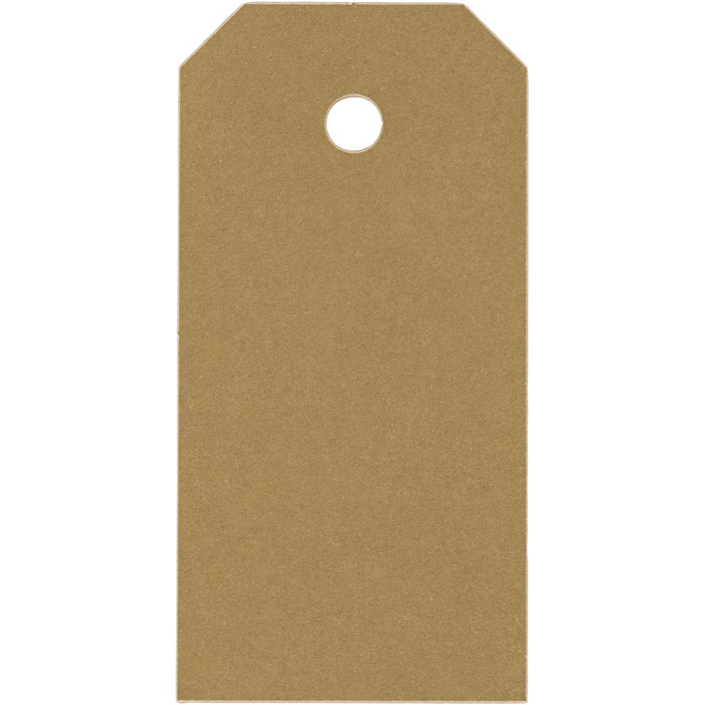 Etichette manila Creative Company, misura 4x8 cm, 250 gr, oro, 20 pezzi 1 scatola