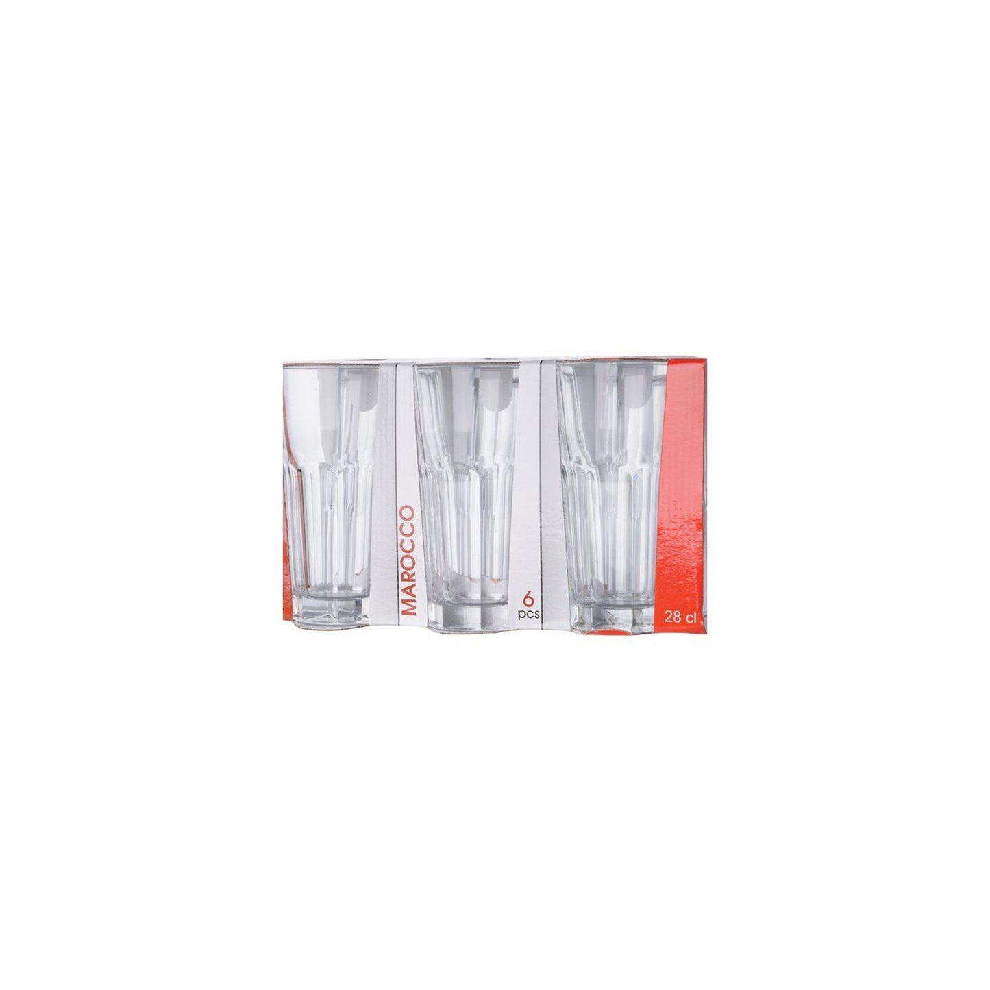Vaso Hgi marruecos 28cl juego de 6 piezas