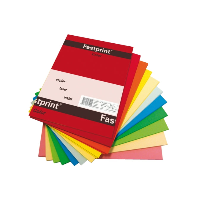 Carta Quantore fastprint a4 160gr 10 colori x5 fogli