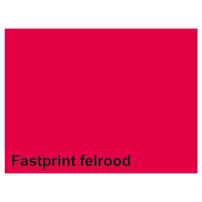 Quantore papel de copia fastprint a4 160gr rojo brillante 50 hojas