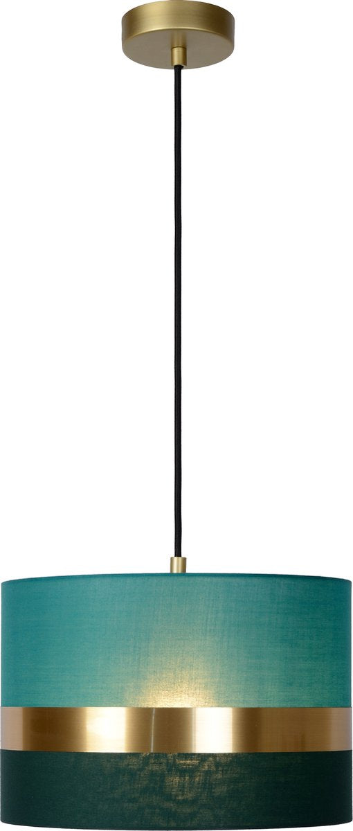Lucide extravaganza between - lampada a sospensione - ø 30 cm - 1xe27 - verde