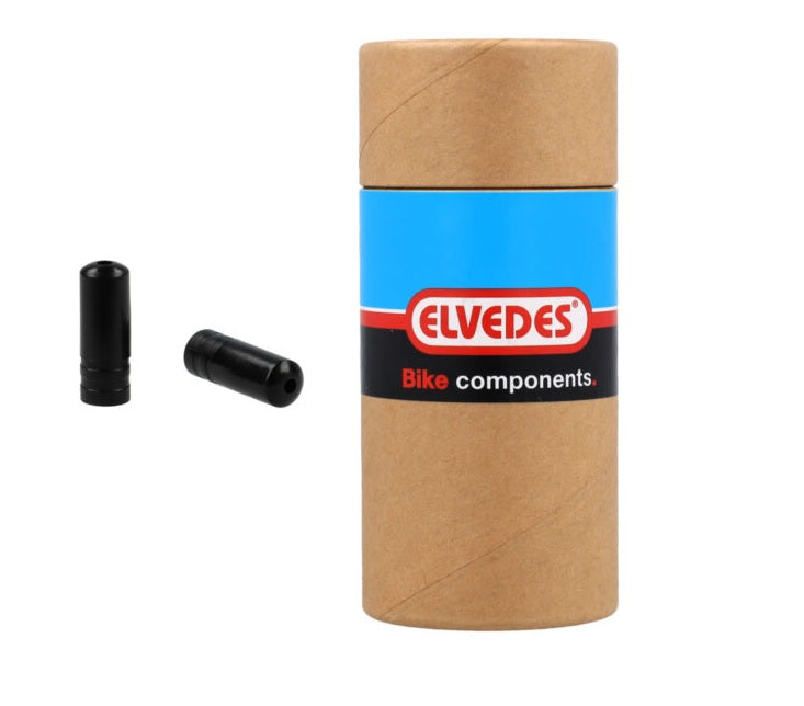 Elvedes tapas para cables ø5.0mm PVC - negro