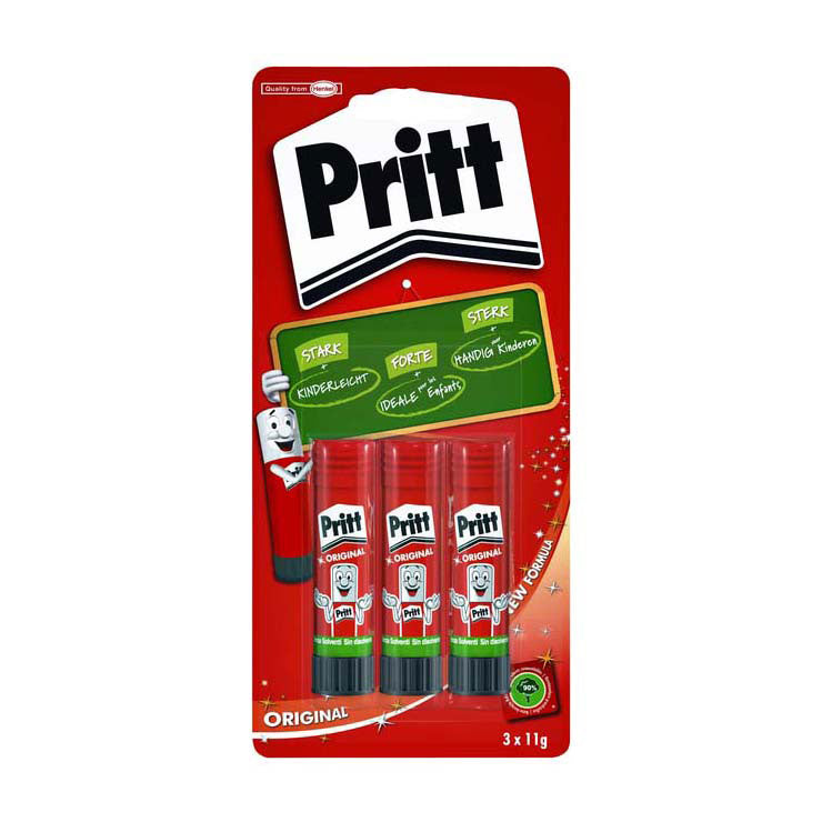 Marker de pegamento cuantore Pritt Stick Original, 3st.
