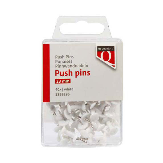 Chinchetas Quantore blancas, 40 uds.