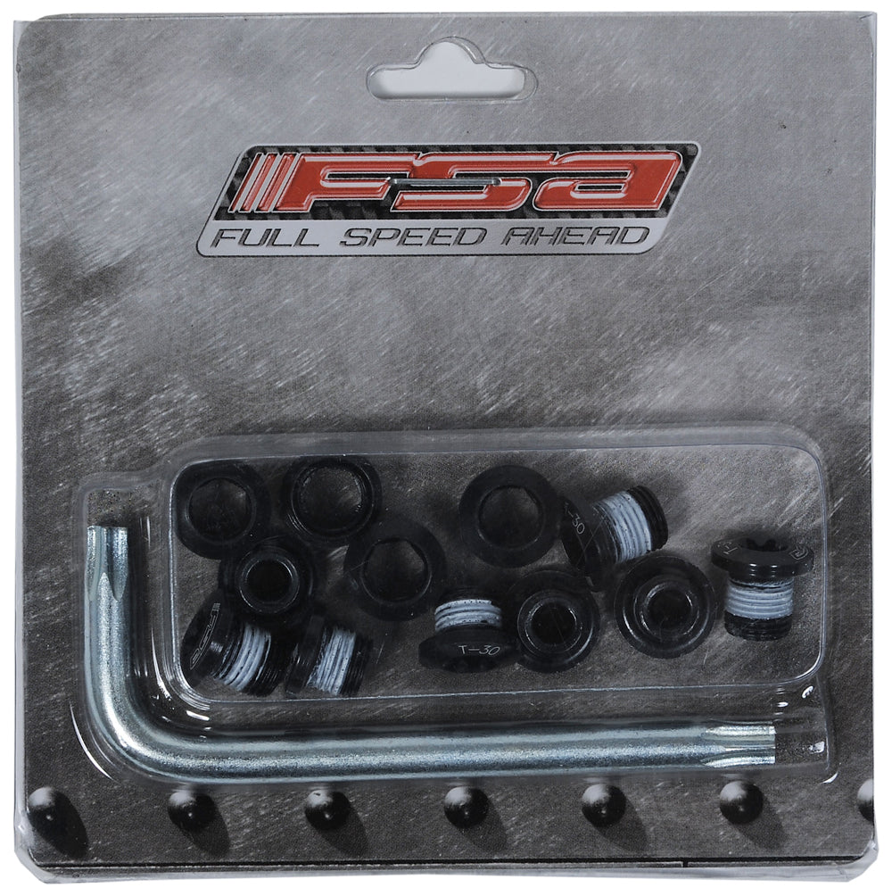 Viti corona Fsa mtb torx nere (12 pezzi)