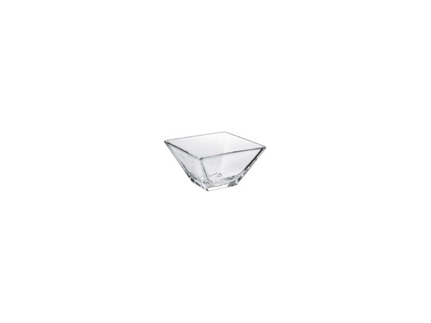 Bol Borgonovo cristal cuadrado 10cm