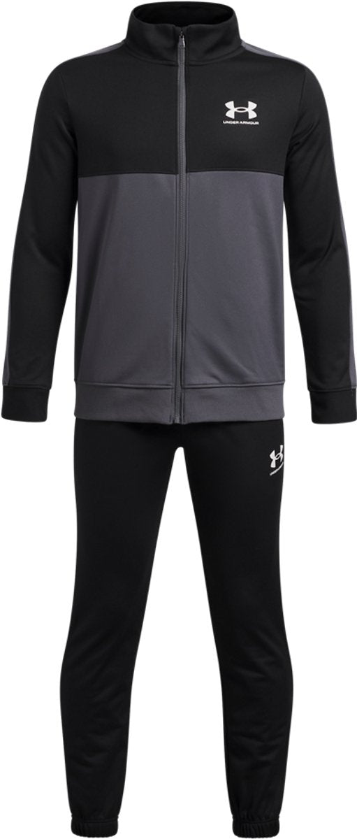 Tuta da ragazzo Under Armour UA Rival CB Knit Track Suit-BLK - Nera - Castle Rock - Bianca