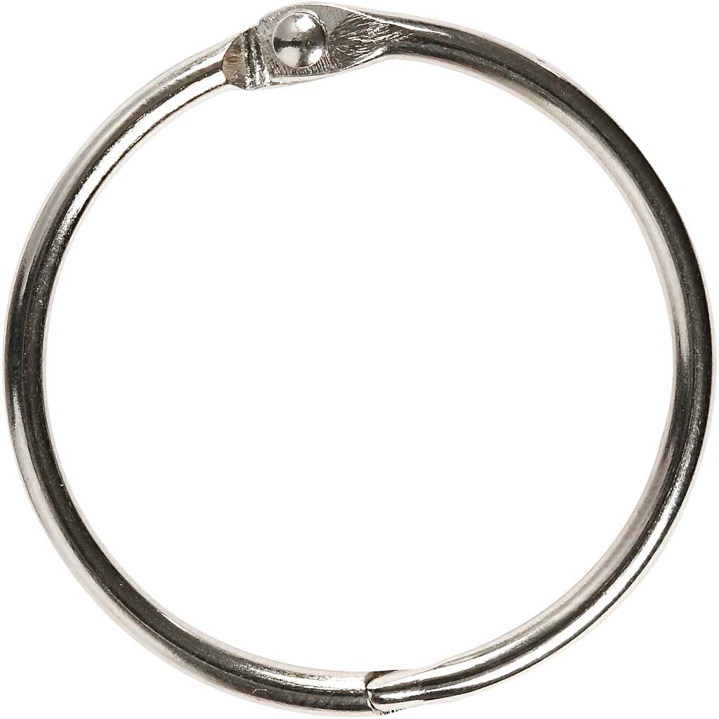 Anello per legatoria Creativ Company, d 38 mm, spessore 3 mm, 8 pezzi 1 scatola