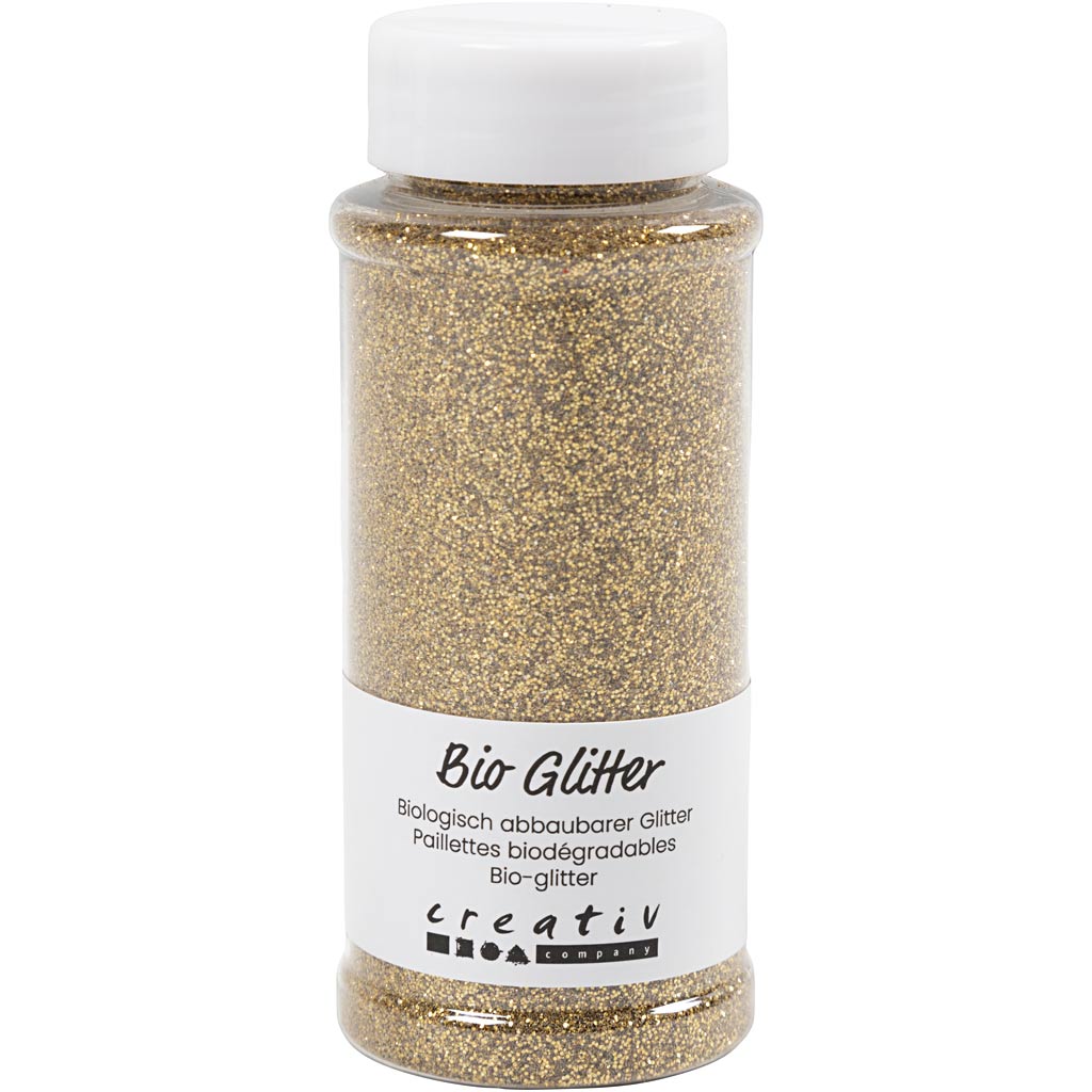 Creativ company bio sparkles, oro, 140 ml 1 scatola