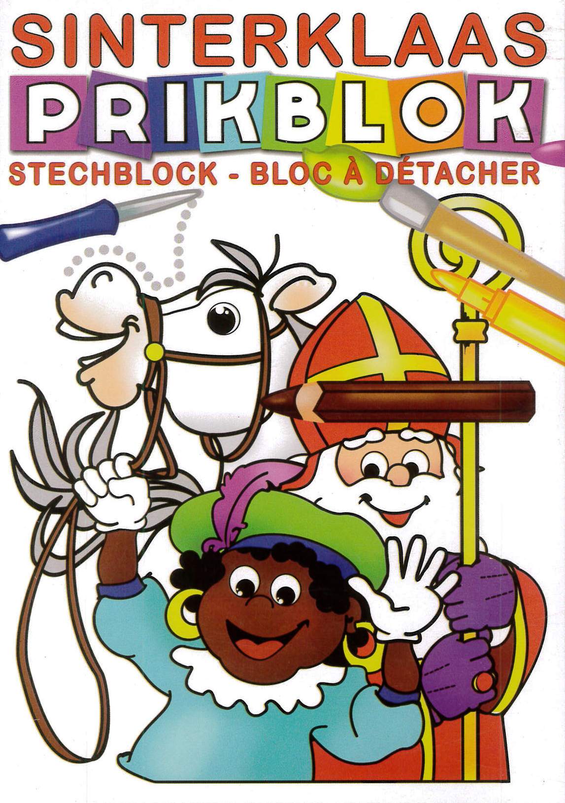 Sinterklaas Blocco puntura con ago e cuscino Pierce.