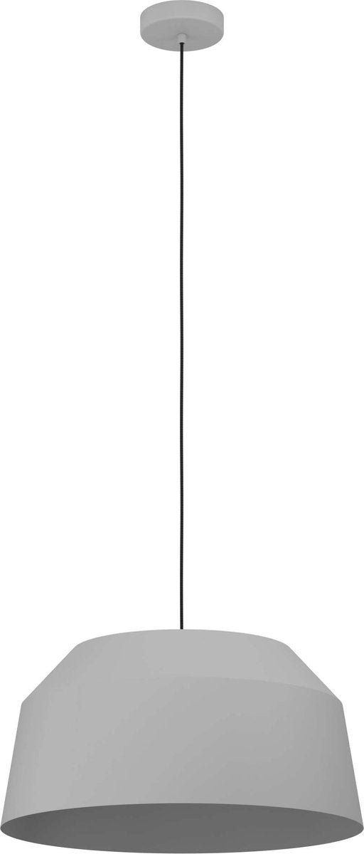 Lámpara colgante Eglo contrisa - e27 - ø 52 cm - gris